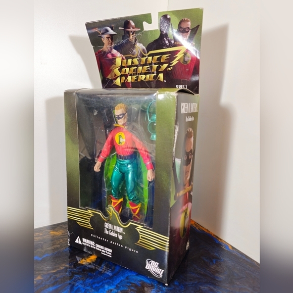Lot of 3 DC Direct Justice Society of America  series 1 collectable figures - Picture 2 of 8